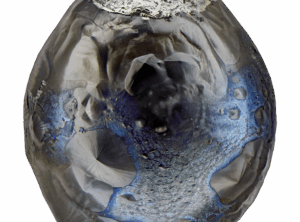 Eikeli dypetset micrometeorite by Jon Larsen and Jan Braly Kihle
