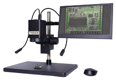 All-in-One Digital Macro-microscope PRO-20 AF with goose neck illuminator - industrial use